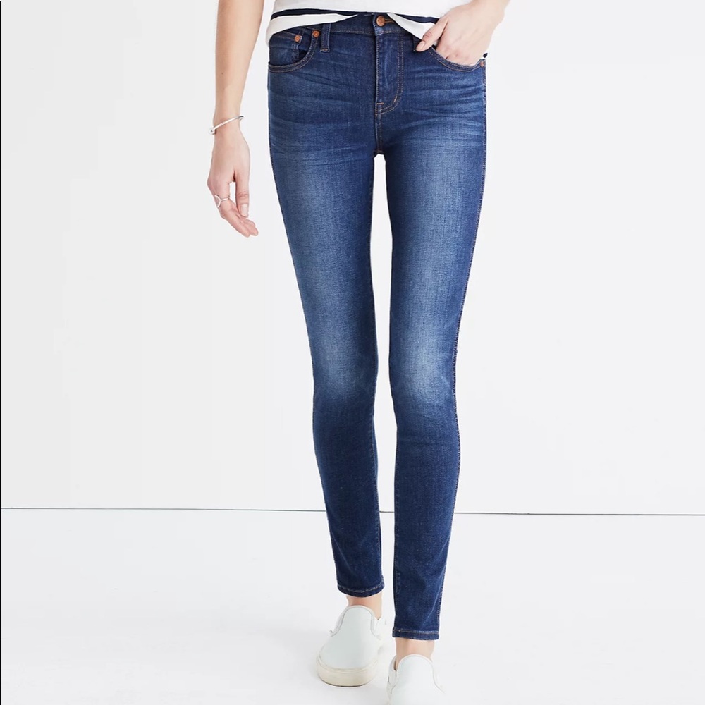 MADEWELL 9” high riser skinny skinny size 28T